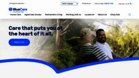 What Bluecare.org.au website looks like in 2024 