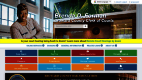 What Browardclerk.org website looks like in 2024 
