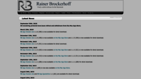 What Brockerhoff.net website looks like in 2024 
