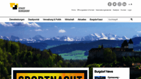 What Burgdorf.ch website looks like in 2024 