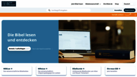 What Bibelwissenschaft.de website looks like in 2024 