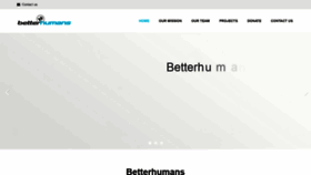 What Betterhumans.com website looks like in 2024 