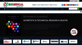 What Biomedres.us website looked like in 2024 (1 year ago)