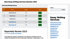 What Bestessayservicereview.com website looks like in 2024 