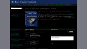 What Bigbookofamigahardware.com website looks like in 2024 