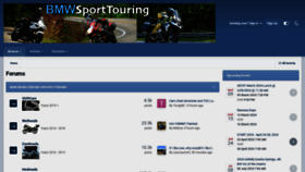 What Bmwsporttouring.com website looks like in 2024 