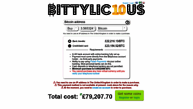 What Bittylicious.com website looks like in 2024 