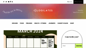 What Blogilates.com website looks like in 2024 