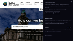 What Belfastcity.gov.uk website looks like in 2024 
