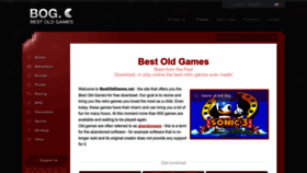 What Bestoldgames.net website looks like in 2024 