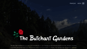 What Butchartgardens.com website looks like in 2024 