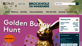 What Brockhole.co.uk website looks like in 2024 