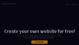 What Blogrenanda.com website looks like in 2024 