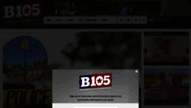 What B105country.com website looks like in 2024 