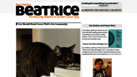 What Beatrice.com website looks like in 2024 