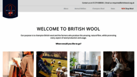 What Britishwool.org.uk website looks like in 2024 