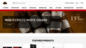 What Buitragocigars.com website looks like in 2024 