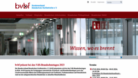 What Bvbf-brandschutz.de website looks like in 2024 