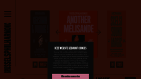 What Brusselsphilharmonic.be website looks like in 2024 