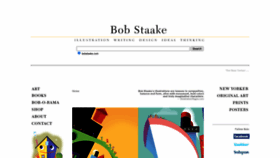 What Bobstaake.com website looks like in 2024 