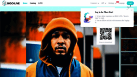 What Bigo.tv website looked like in 2024 (1 year ago)