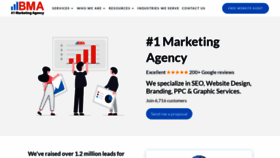What Brandingmarketingagency.com website looks like in 2024 