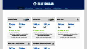 What Bluedollar.net website looks like in 2024 