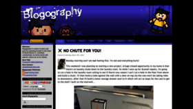 What Blogography.com website looks like in 2024 