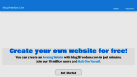 What Blog2freedom.com website looks like in 2024 
