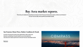 What Bayareamarketreports.com website looks like in 2024 