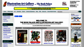 What Bookpalace.com website looks like in 2024 