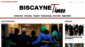 What Biscaynetimes.com website looked like in 2024 (1 year ago)