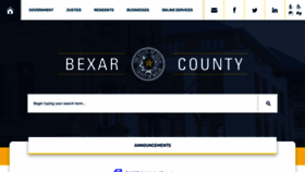 What Bexar.org website looked like in 2024 (1 year ago)