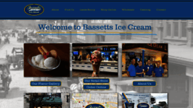 What Bassettsicecream.com website looks like in 2024 