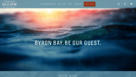 What Byronbayaccom.net website looks like in 2024 