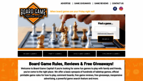 What Boardgamecapital.com website looks like in 2024 