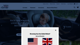 What Britax.co.uk website looked like in 2024 (1 year ago)
