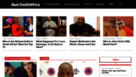 What Buzzsouthafrica.com website looks like in 2024 