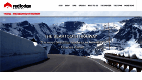 What Beartoothhighway.com website looks like in 2024 