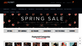 What Barbersalon.com website looked like in 2024 (1 year ago)