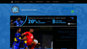 What Belgranocordoba.com website looks like in 2024 