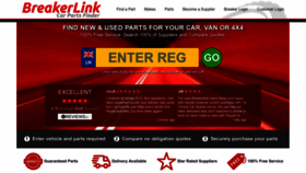 What Breakerlink.com website looks like in 2024 