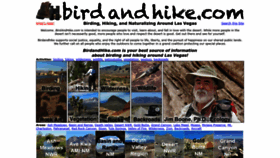 What Birdandhike.com website looks like in 2024 