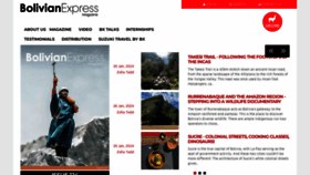 What Bolivianexpress.org website looks like in 2024 