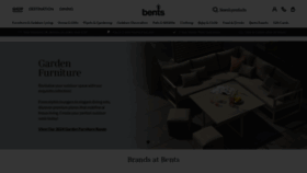 What Bents.co.uk website looked like in 2024 (2 years ago)