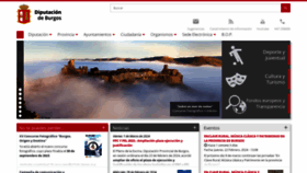 What Burgos.es website looks like in 2024 