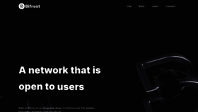 What Bifrostnetwork.com website looks like in 2024 