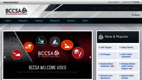 What Bccsa.ca website looks like in 2024 