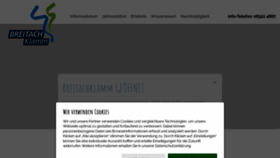What Breitachklamm.com website looks like in 2024 