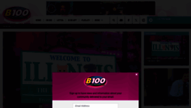What B100quadcities.com website looks like in 2024 